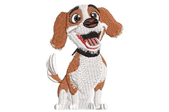 Adorable Dog Embroidery Design