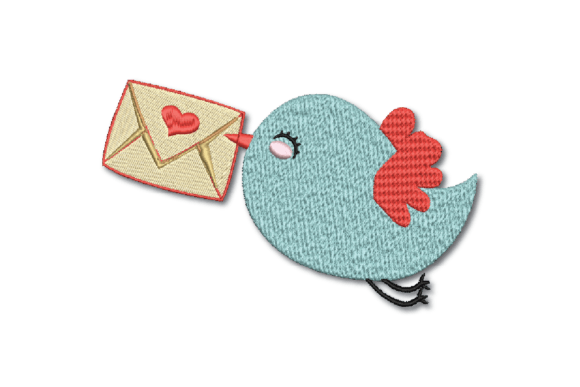 Bird with Love Letter