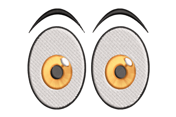 Cartoon Eyes Embroidery Review