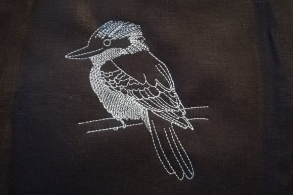 Kookaburra Embroidery Design