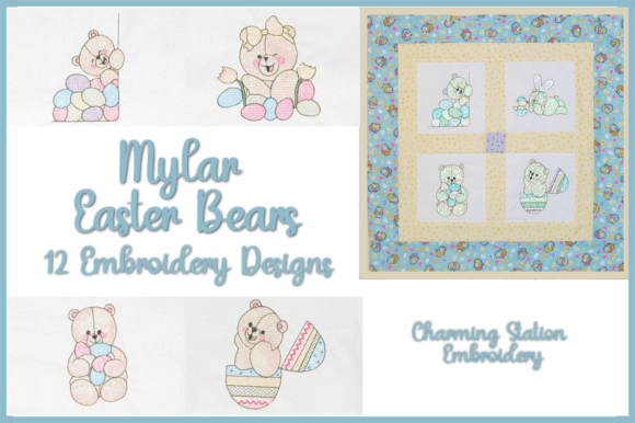 Mylar Easter Bears